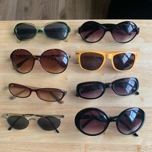 Vintage Y2K Sunglasses Bundle  8 Pairs
